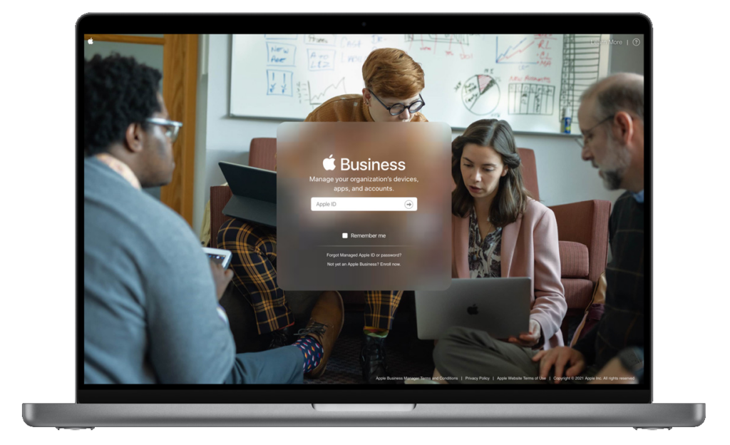 Mac mit Apple Business Manager