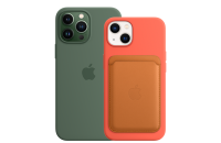 Zwei verschieden farbige Apple iPhone-Hüllen
