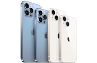 Vier verschiedene iPhone-Modelle